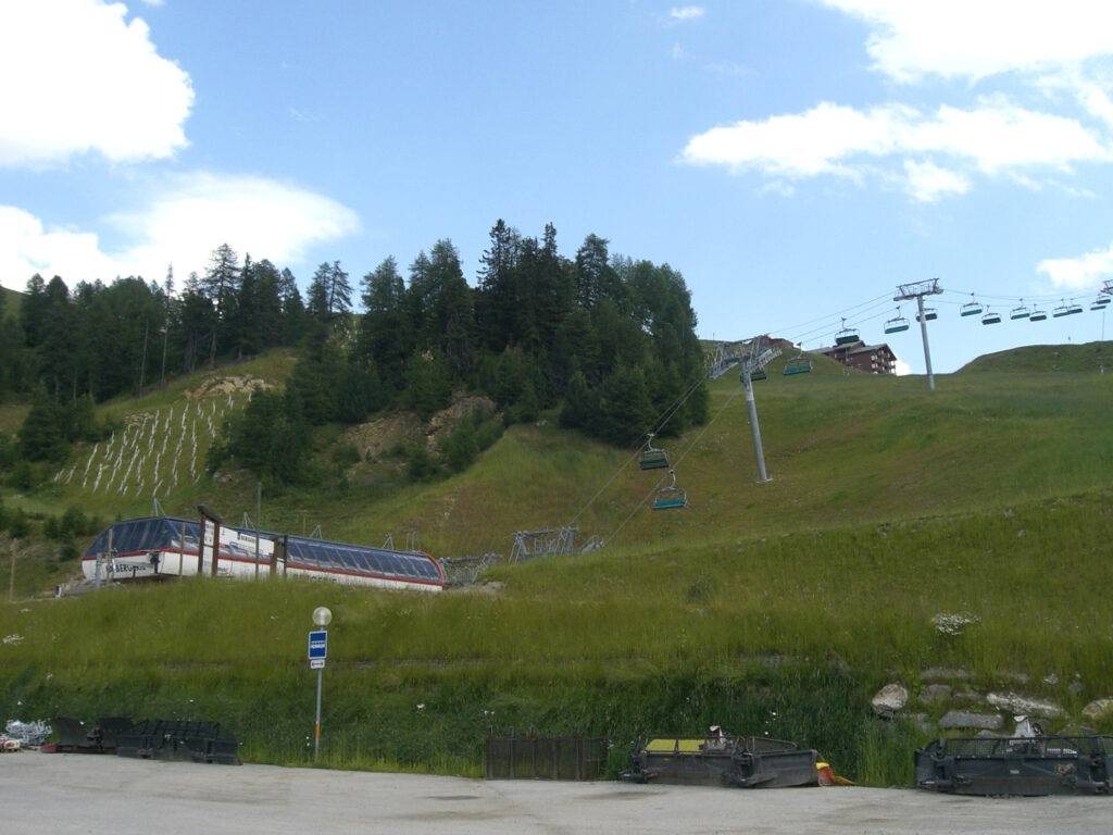 Begrünung von Skipisten