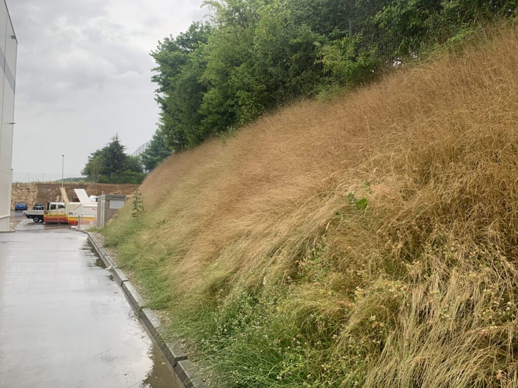 Böschung Erosion
