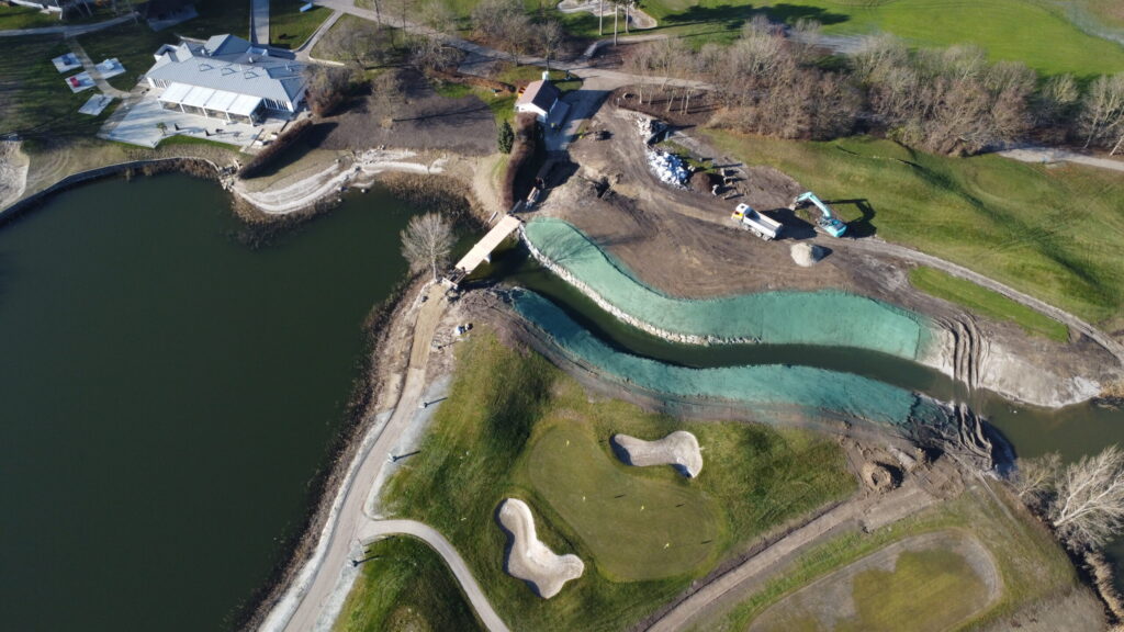 Golfplatz Sportplatz Renovierung