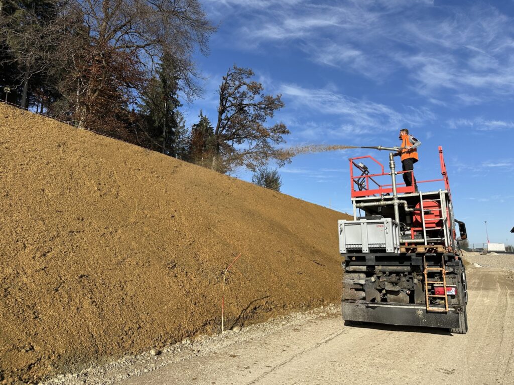 Schutzwälle auf Golfanlagen