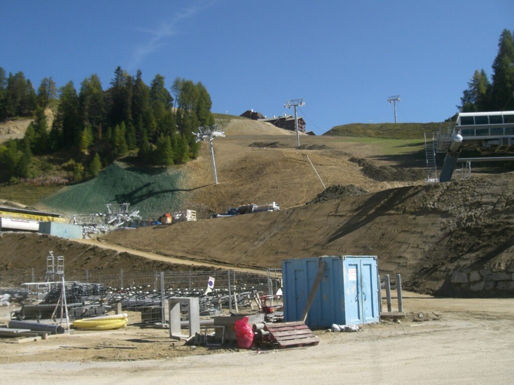 alpine Begrünungslösung