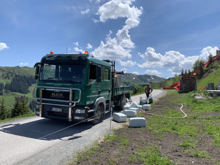 Hydroseeding slopes Germany